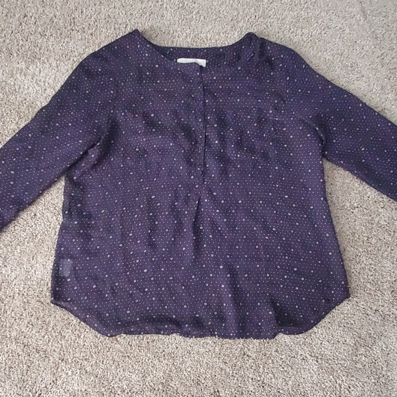 Loft navy blouse - Picture 1 of 6